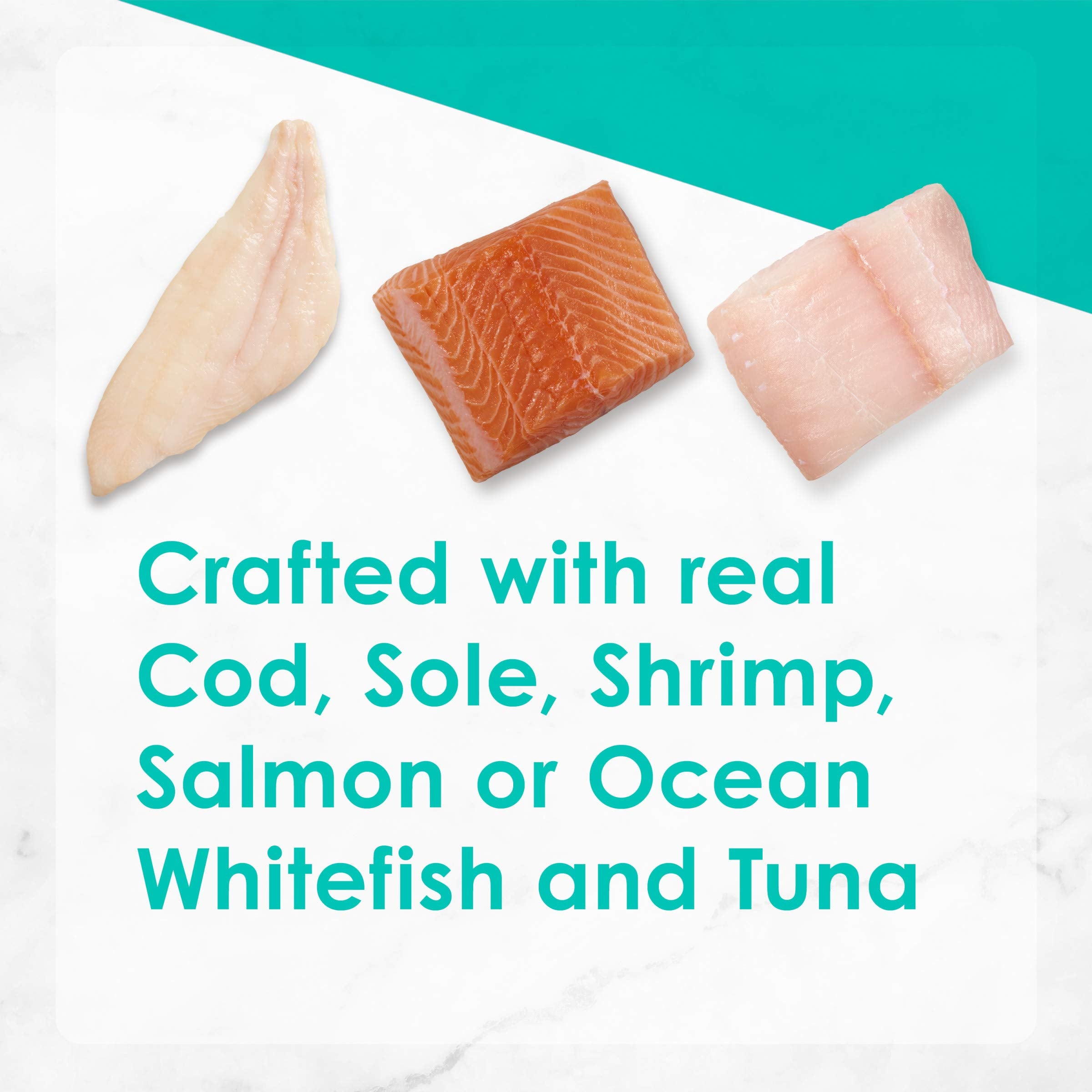 Fancy Feast Seafood Classic Pate, ingredientes reales de pescado, sabor intenso en cada bocado