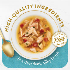 Fancy Feast: servir sobre comida seca para realzar sabor y humedad.
