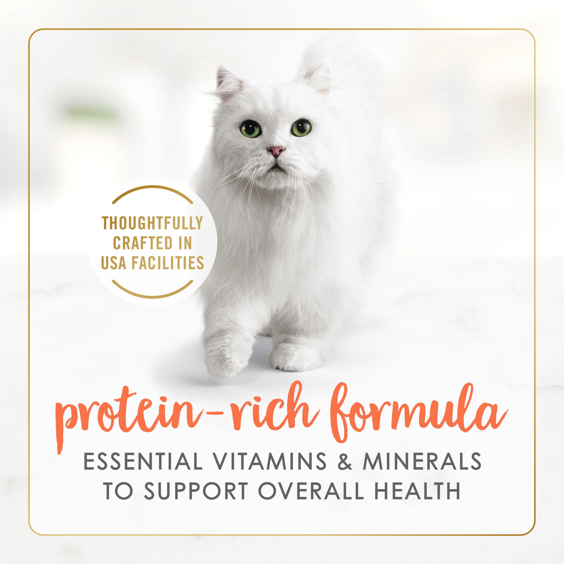 Fancy Feast sin colorantes ni conservantes artificiales.