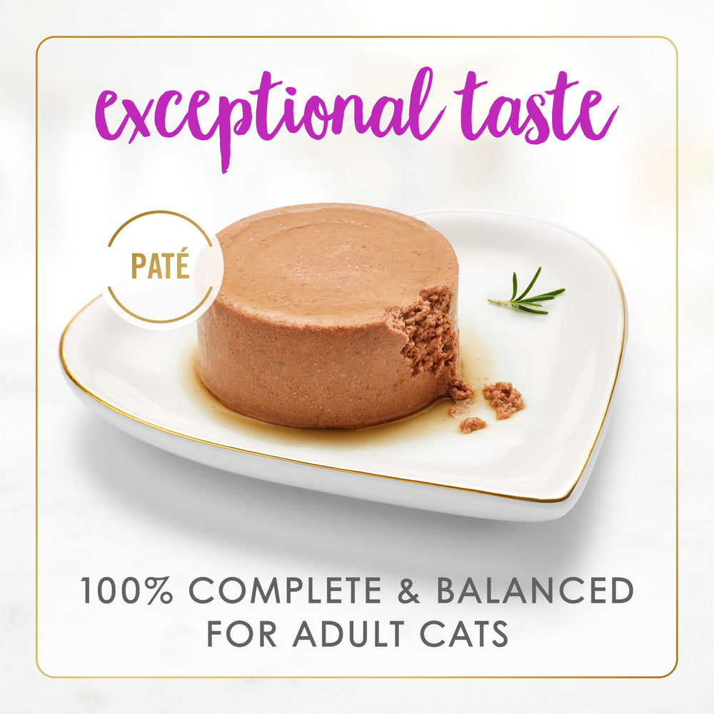 Fancy Feast, textura paté suave para comer cómodamente.