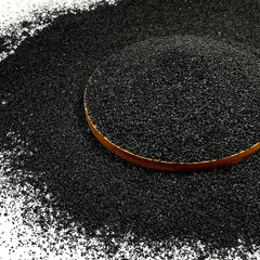 Fantian arena negra de sílice para pecera, gránulos 0.4-0.8 mm para sustrato estable.