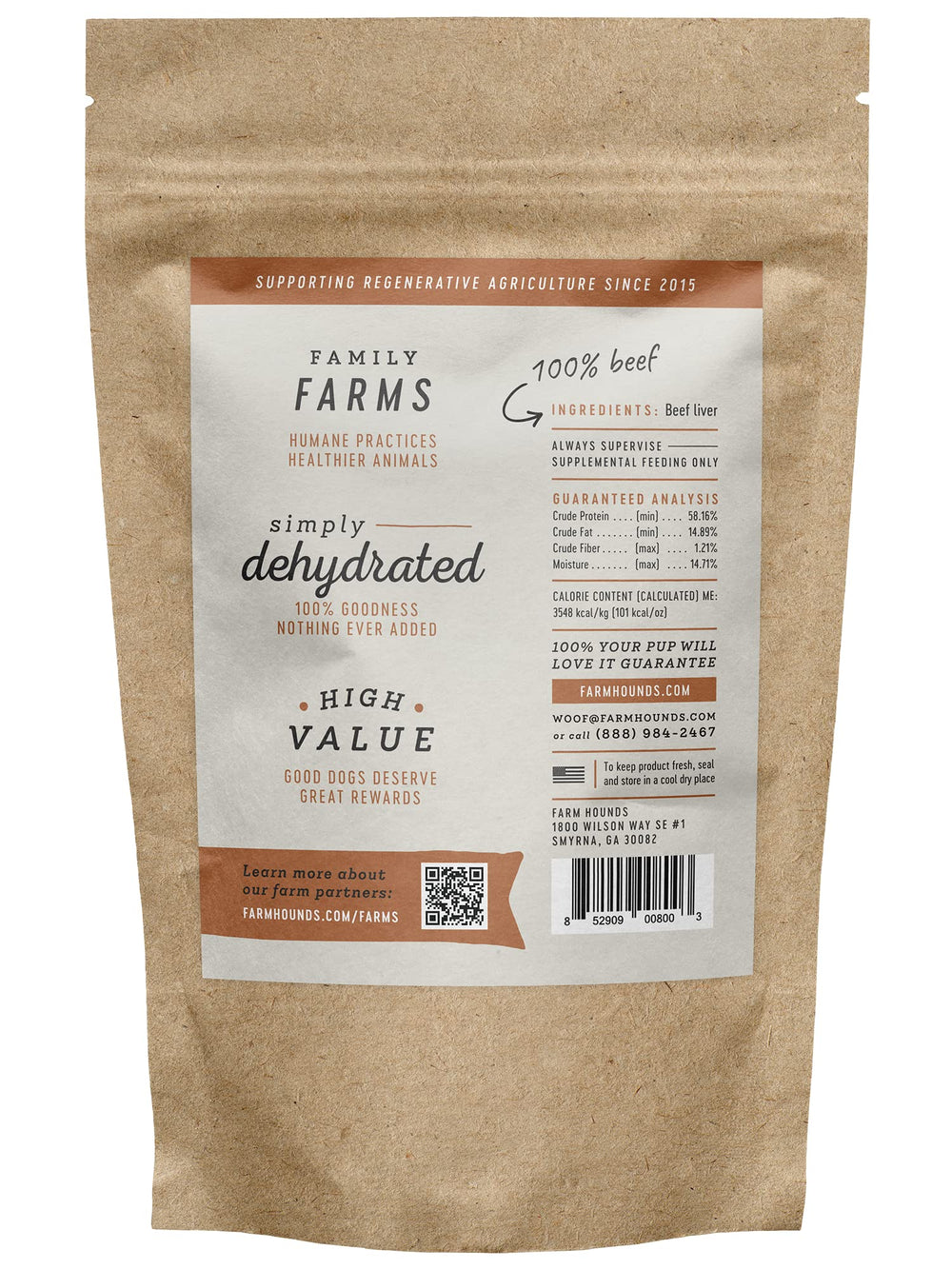 Farm Hounds Higado Res Producido en granjas de Estados Unidos
