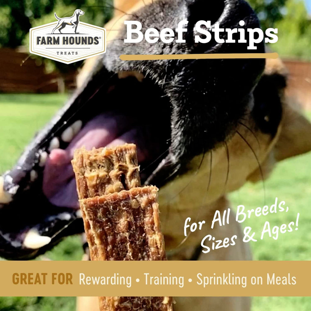 Farm Hounds Tiras ternera dos-unidades, perfectas para recompensas durante el entrenamiento