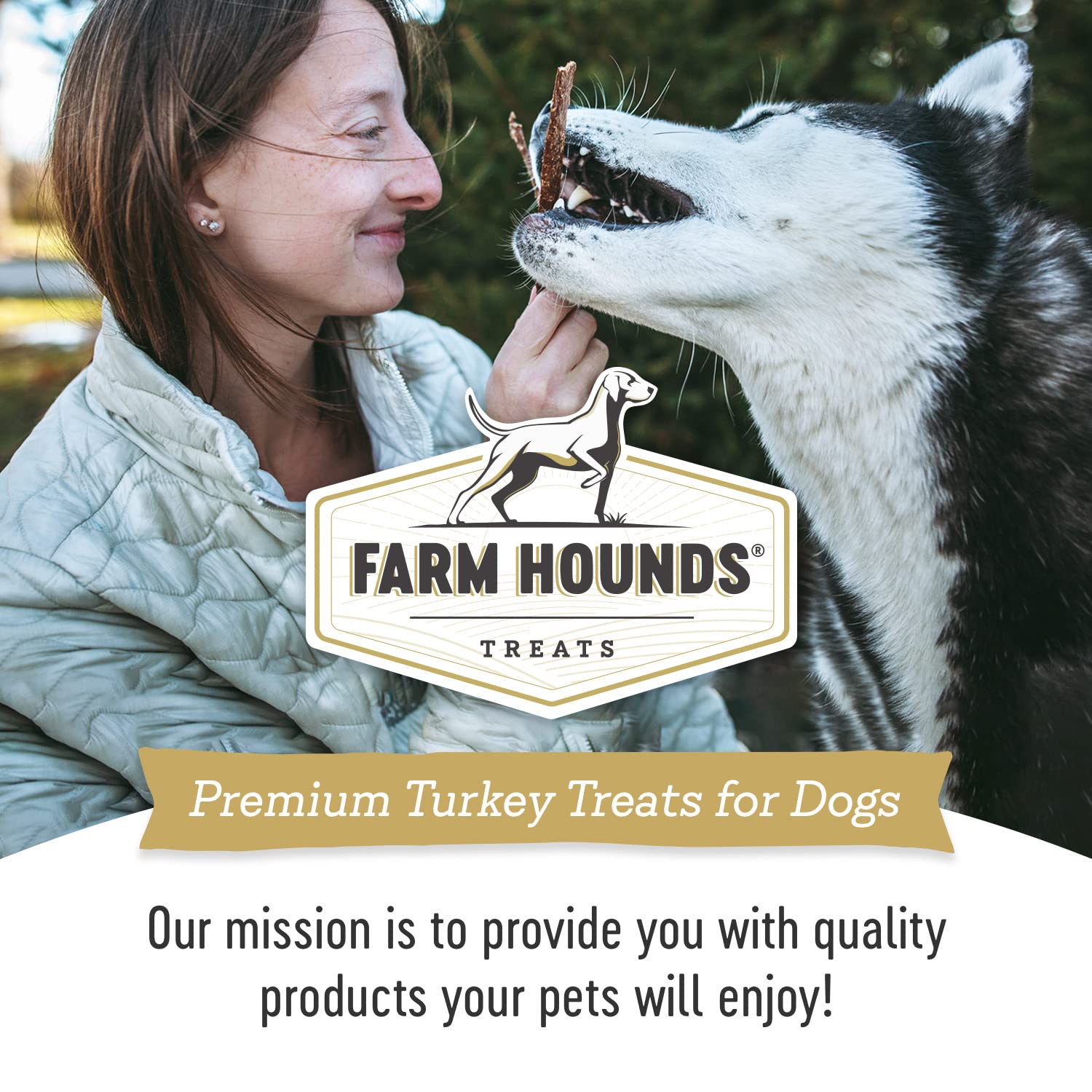 Tranches dinde Farm Hounds faciles à casser, pratique en déplacement