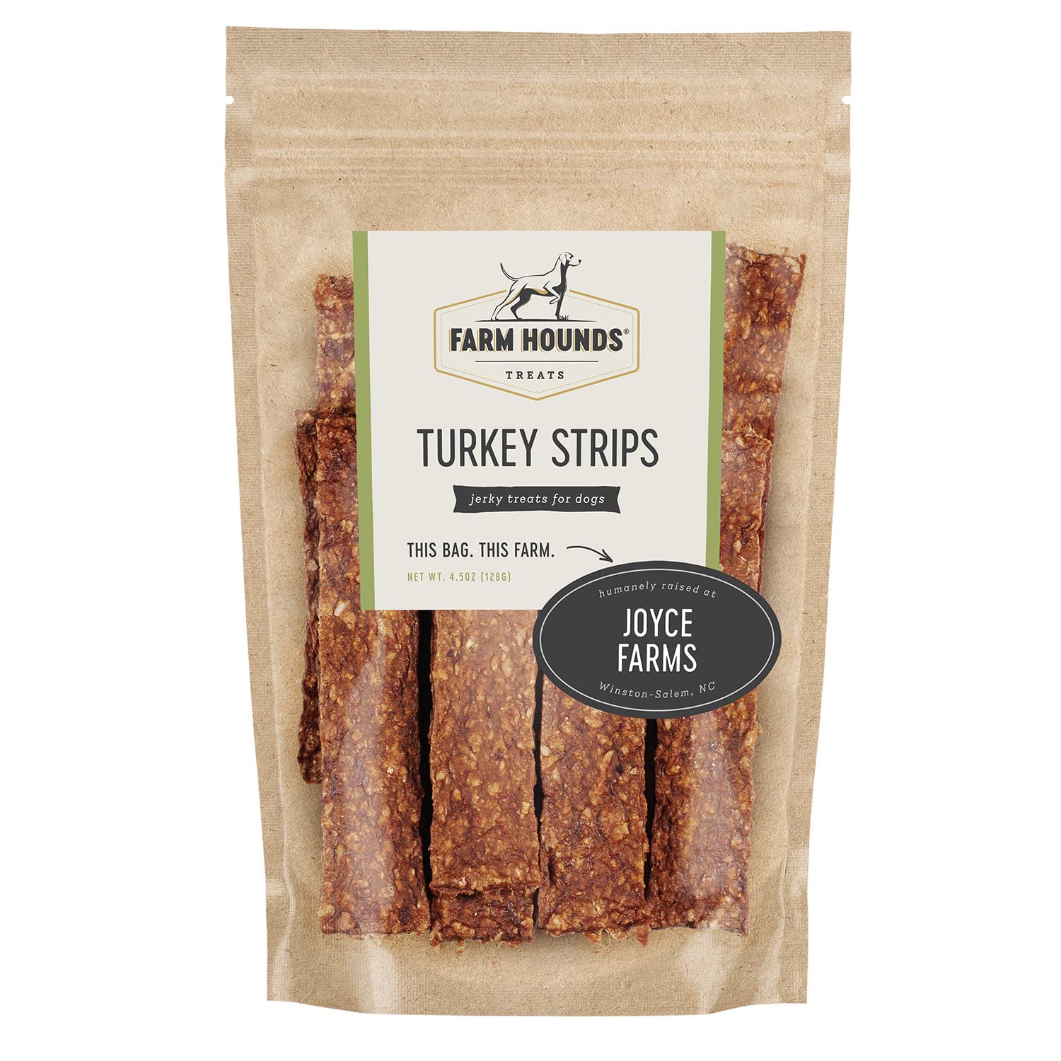 Farm Hounds Tranches dinde paquets 4-5oz faciles à partager lors de l'entraînement