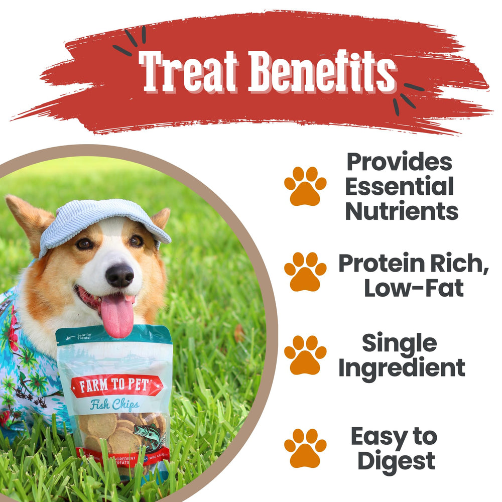 Farm To Pet bocaditos de entrenamiento de res, proteína para perros activos.
