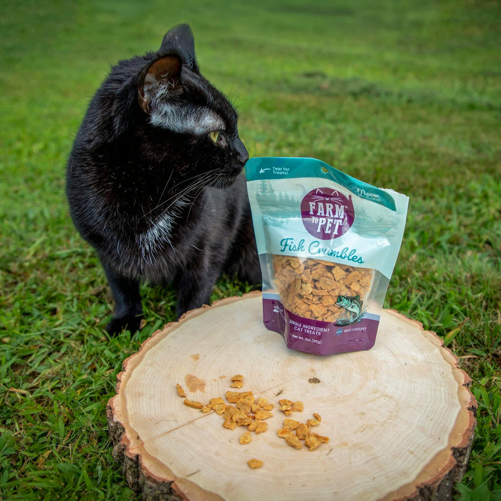 Farm To Pet entrenamiento-gatos: snack ligero para gatos de interior.