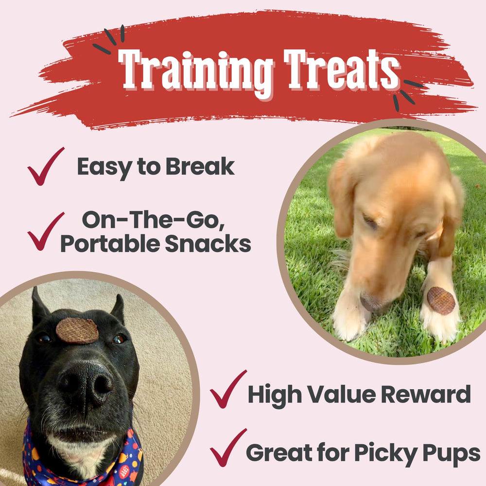 Farm To Pet premios de entrenamiento para perros, fáciles de partir para sesiones cortas