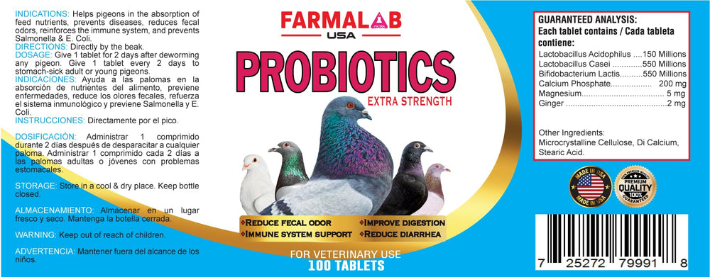 Farmalab Probióticos Extra aplicación directa por pico para dosis rápida