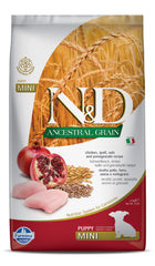 Farmina Mini Adult sin granos en bolsa: proteína de origen animal de calidad.