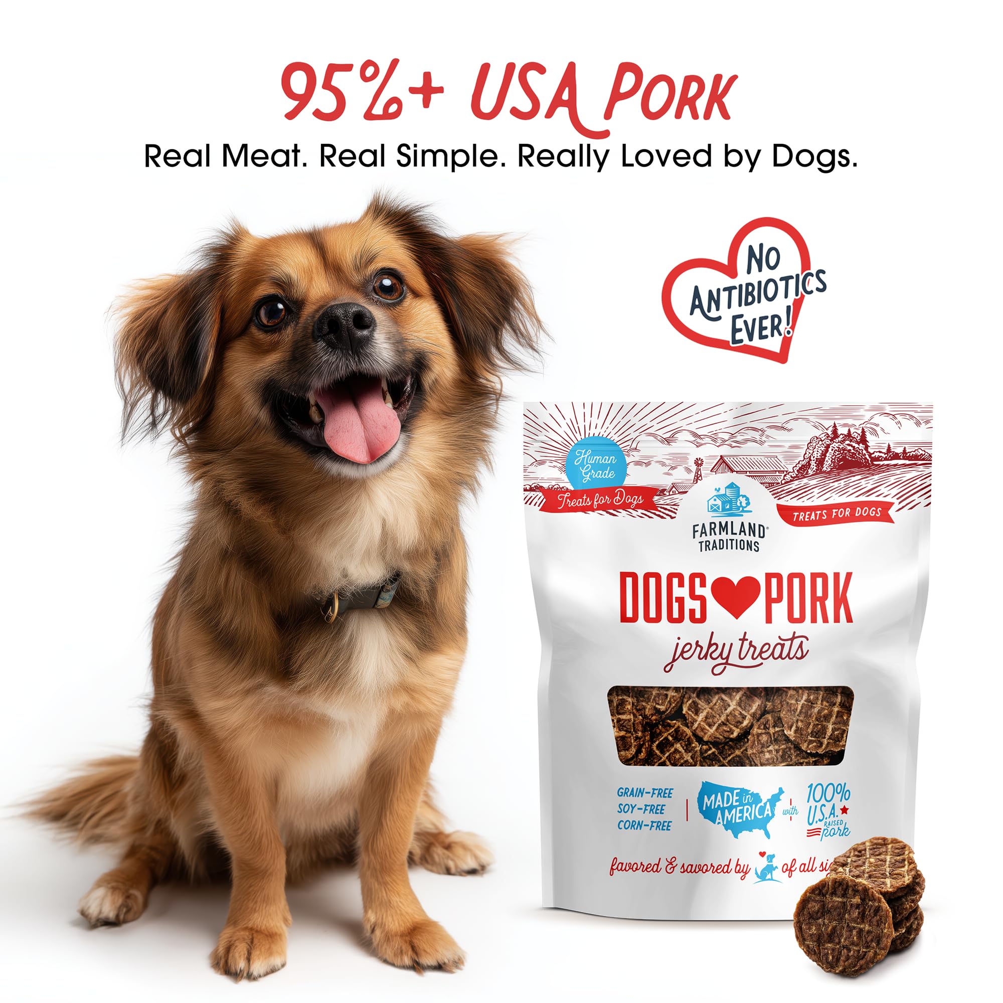 Farmland Traditions empaque 2.5 libras, conveniente para alimentar a varios perros