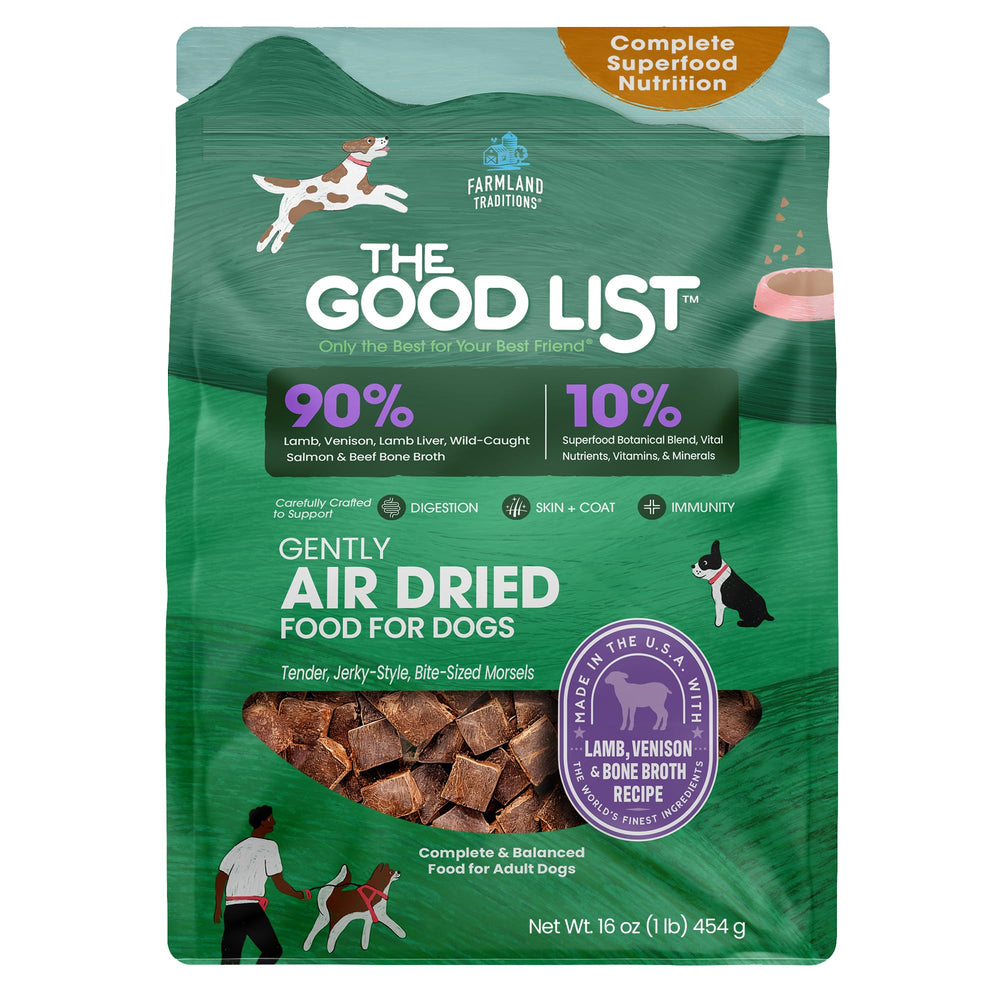 Farmland Traditions The Good List, bolsa-1-libra, conveniente para alimentación diaria de su perro