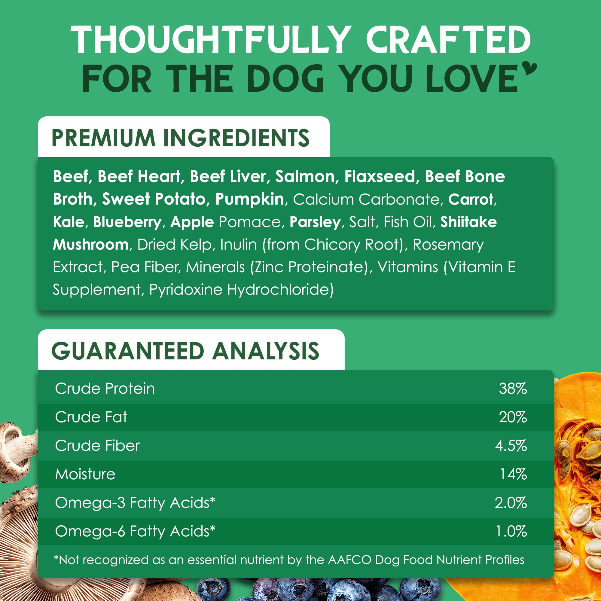 Fórmula sin granos del The Good List, ideal para perros con sensibilidad