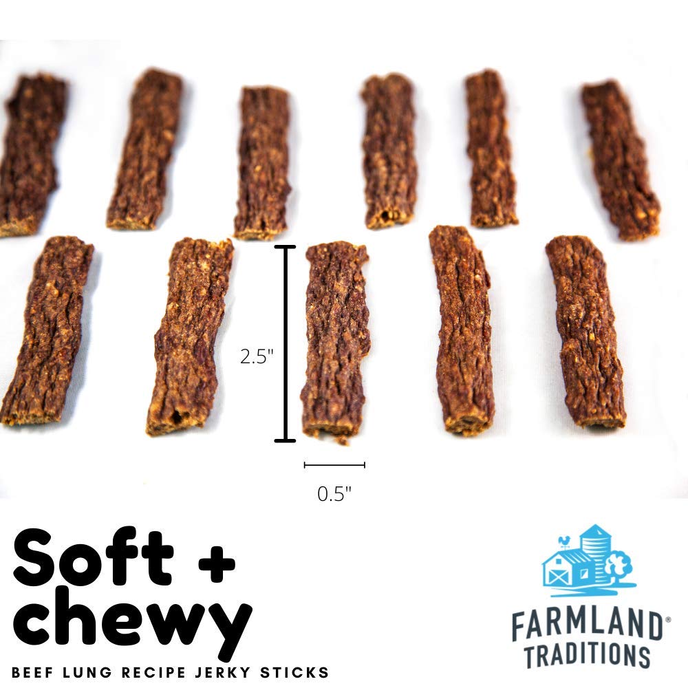 Textura suave y masticable de Farmland Traditions para perros jóvenes
