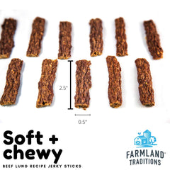 Textura suave y masticable de Farmland Traditions para perros jóvenes