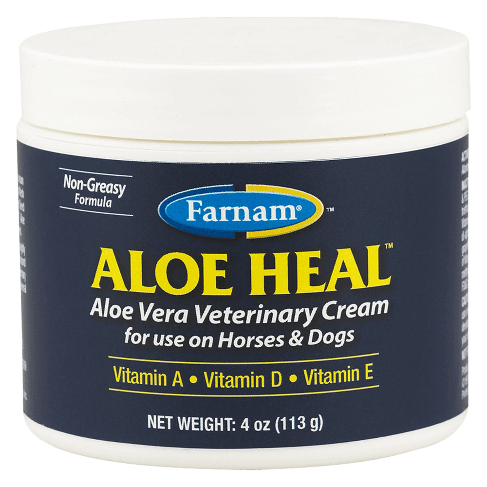 Crema Aloe Heal de Farnam en tubo para caballos y perros, cuidado de heridas menores