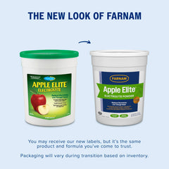 Farnam Apple Elite, bote de electrolitos sabor manzana, ideal para la ración diaria.