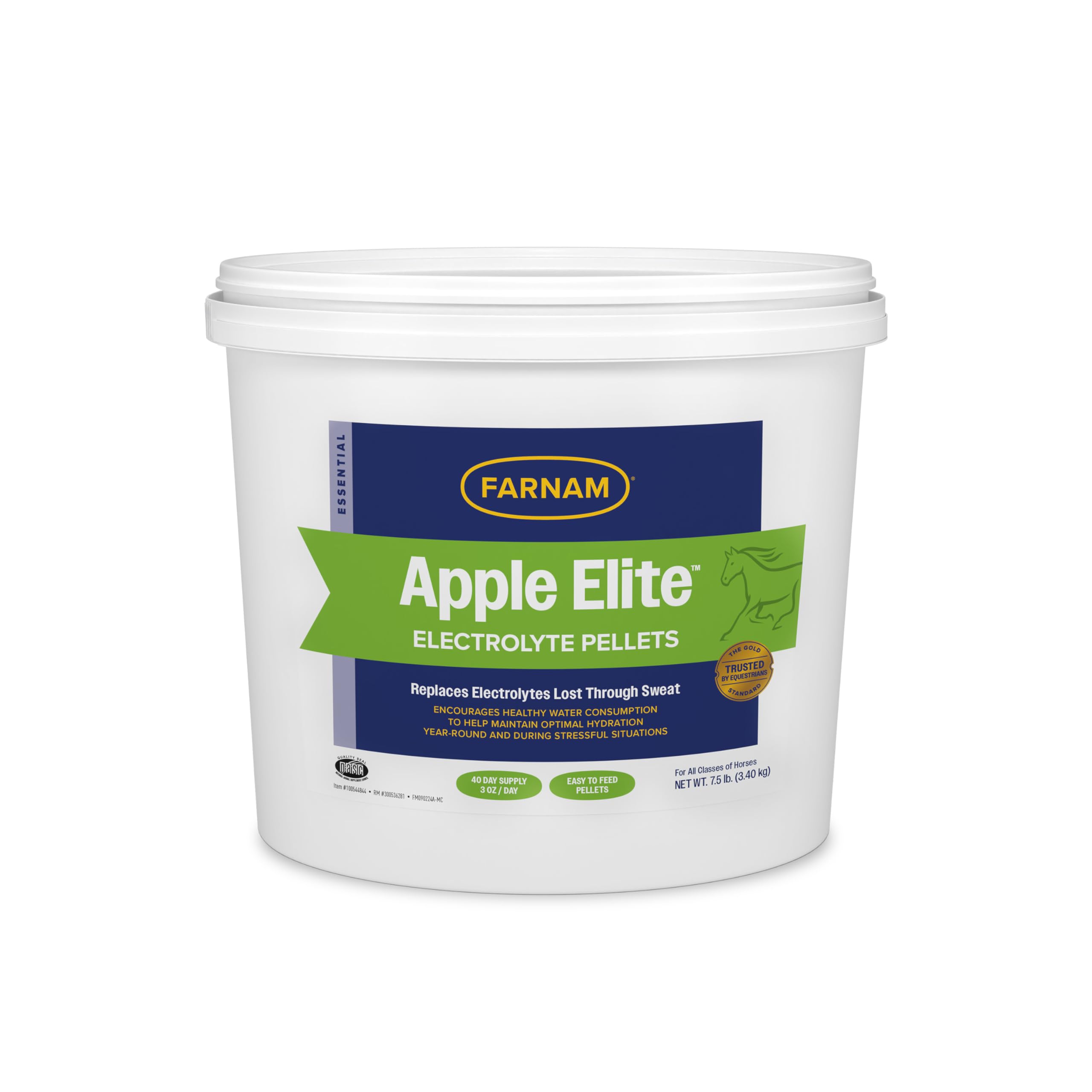 Farnam Apple Elite pastillas electrolitos sabor manzana para hidratación