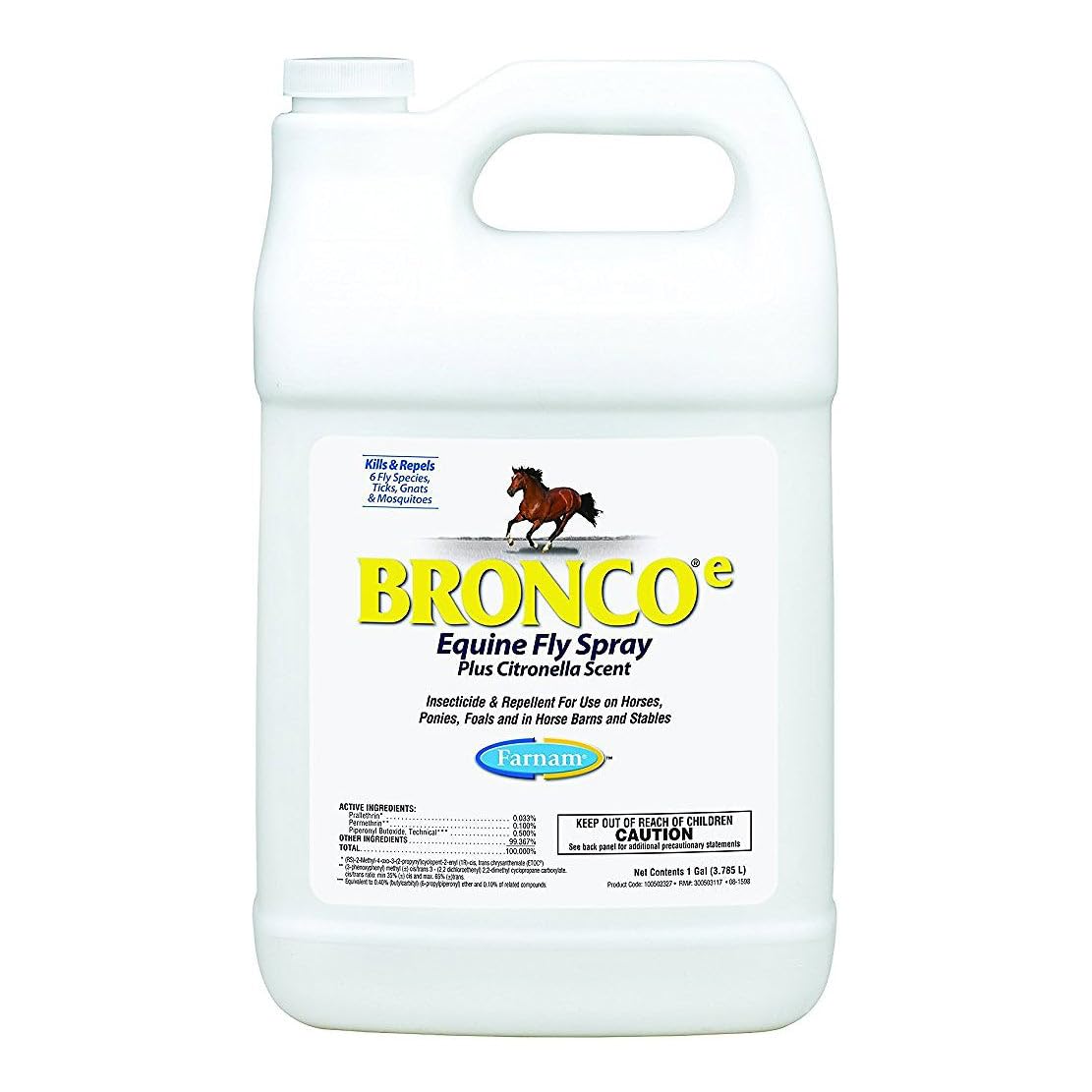 Farnam Bronco para caballos: rociado para protección duradera contra insectos