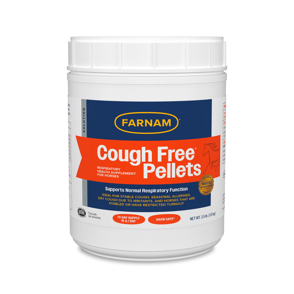 Farnam Cough Free: envase de 2,5 libras con gránulos para uso diario.