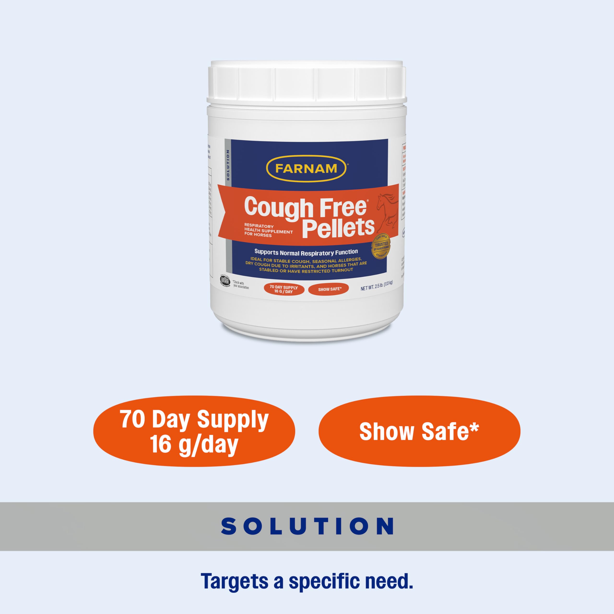 Farnam Cough Free: fácil administración con gránulos.
