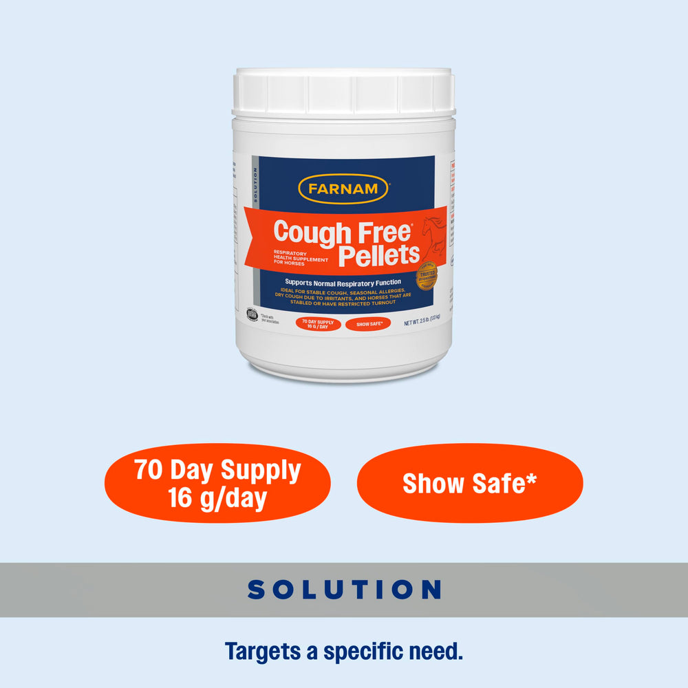 Farnam Cough Free: fácil administración con gránulos.