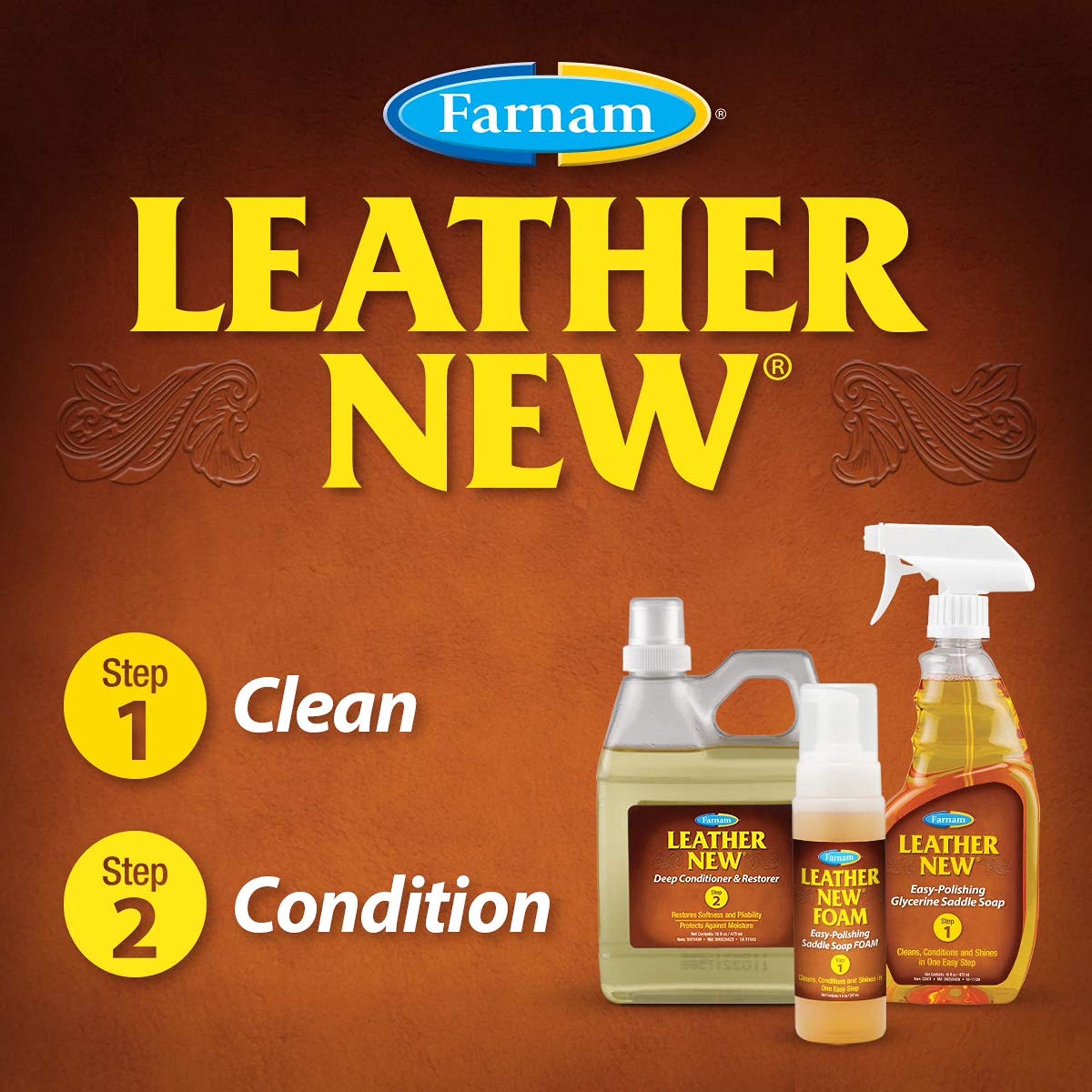 Farnam Cuero Nuevo: recupera flexibilidad natural y aspecto original.