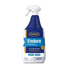 Farnam Endure, botella 32 oz para caballos, protección prolongada contra insectos.