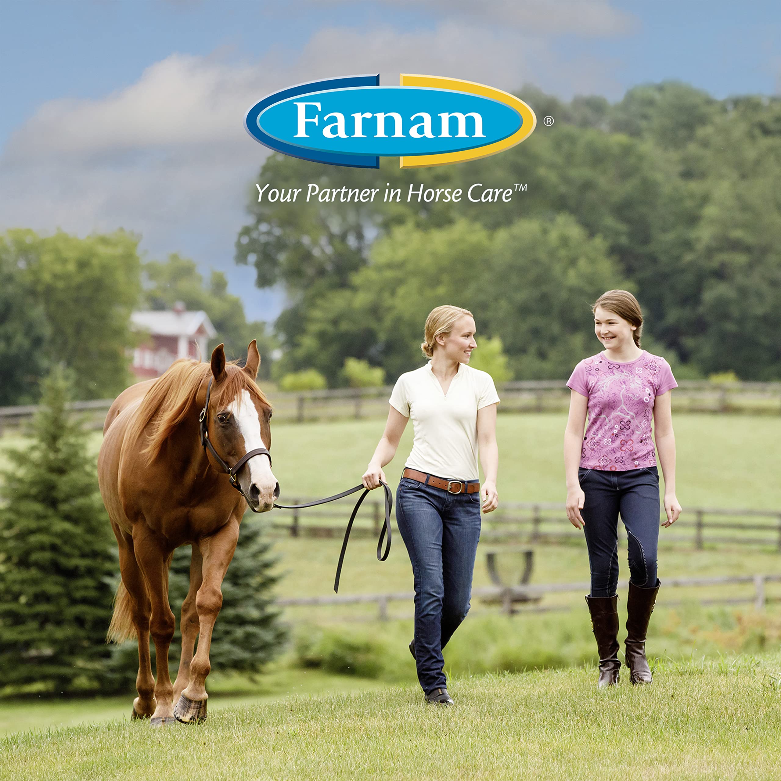 Farnam Horseshoer's Secret: nutrientes clave como biotina para cascos.
