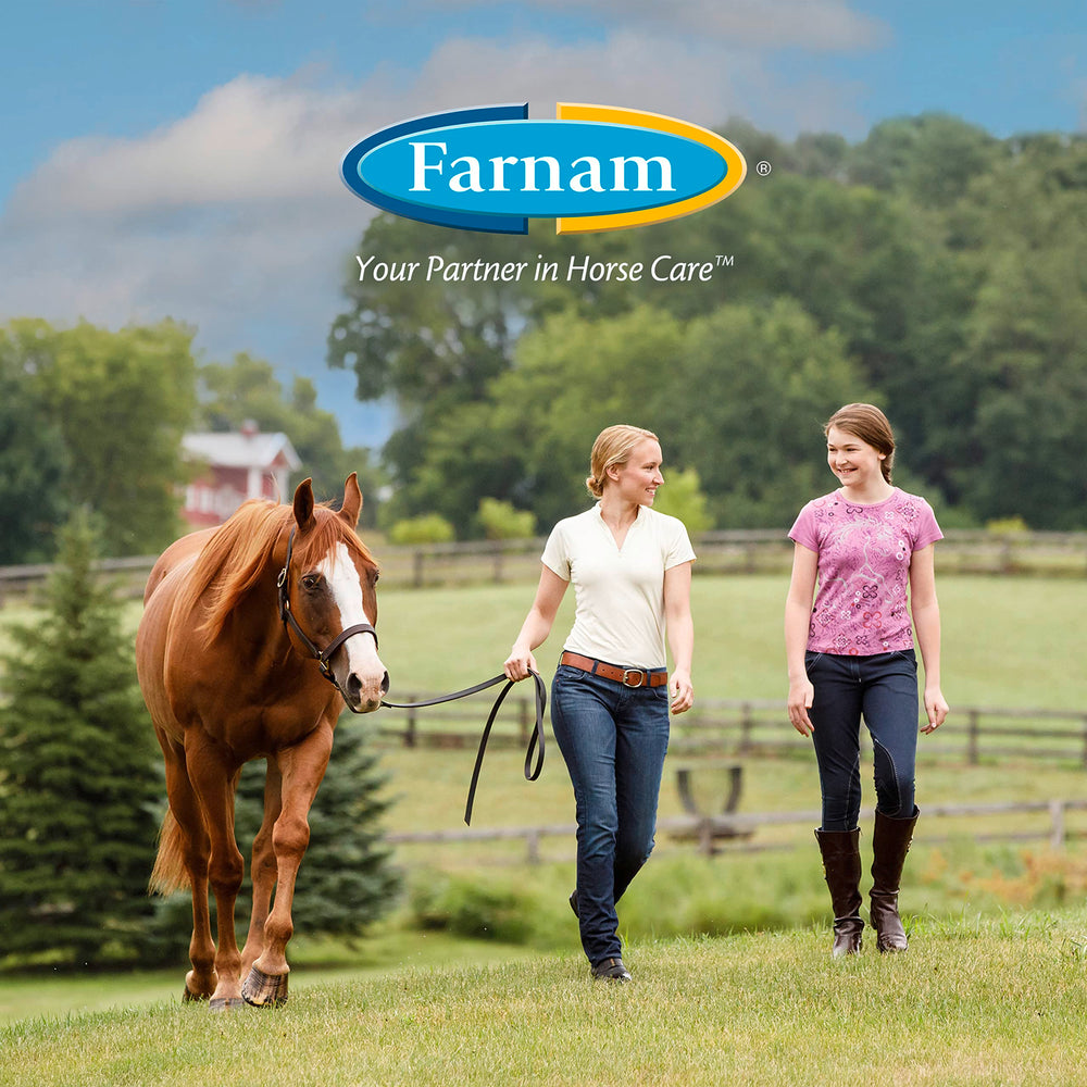 Farnam Horseshoer's Secret: nutrientes clave como biotina para cascos.