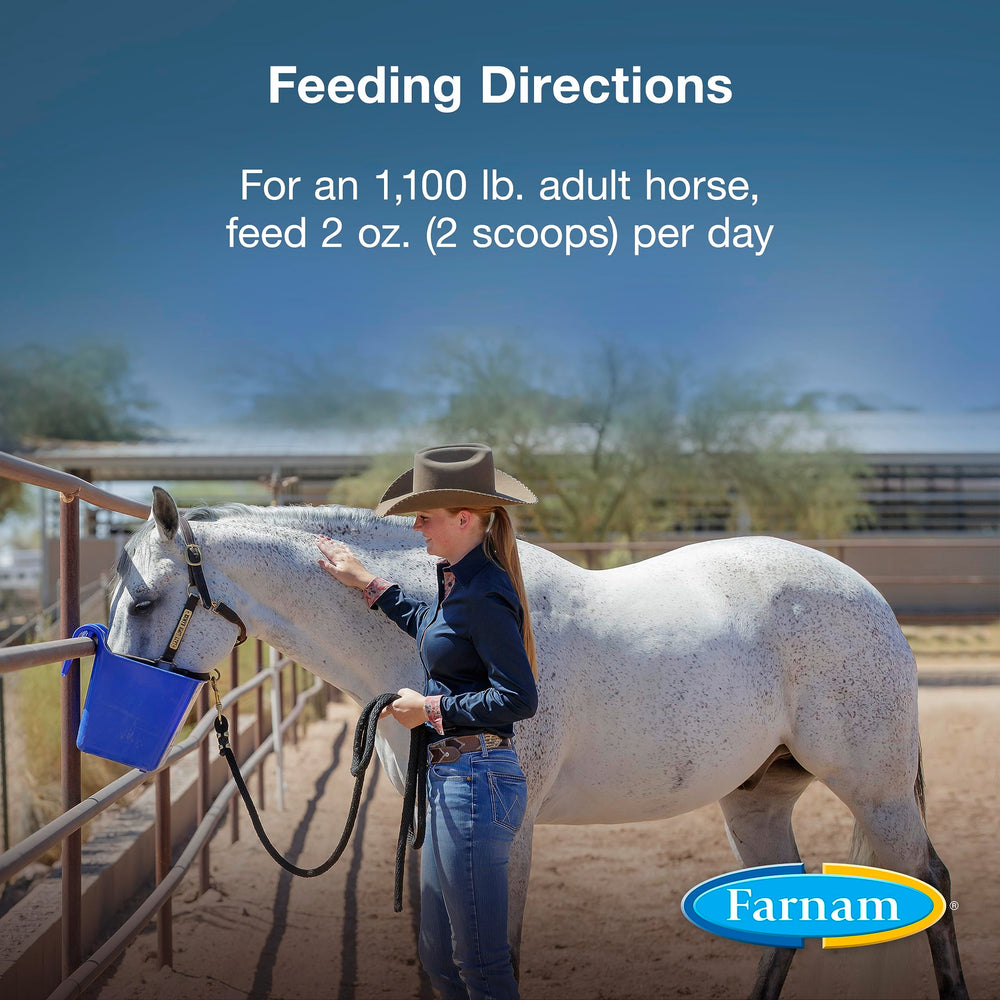Farnam Horseshoer's Secret: taza medidora para dosis diaria.