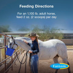 Farnam Horseshoer's Secret: taza medidora para dosis diaria.