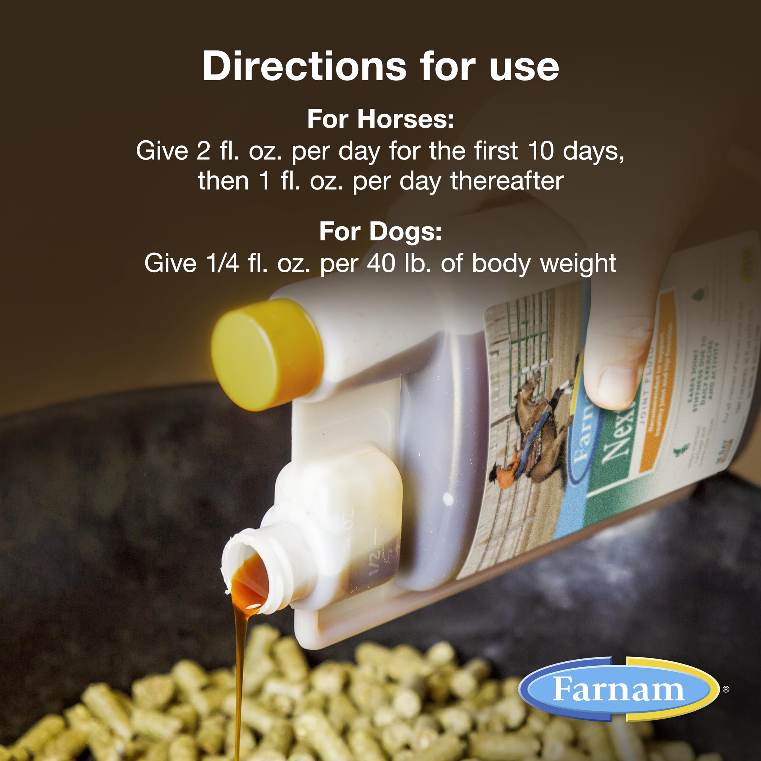 Farnam mejillón verde para articulaciones de caballo favorece la protección del cartílago.
