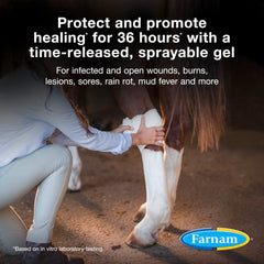 Purishield Gel Farnam, adherencia en área afectada para protección continua