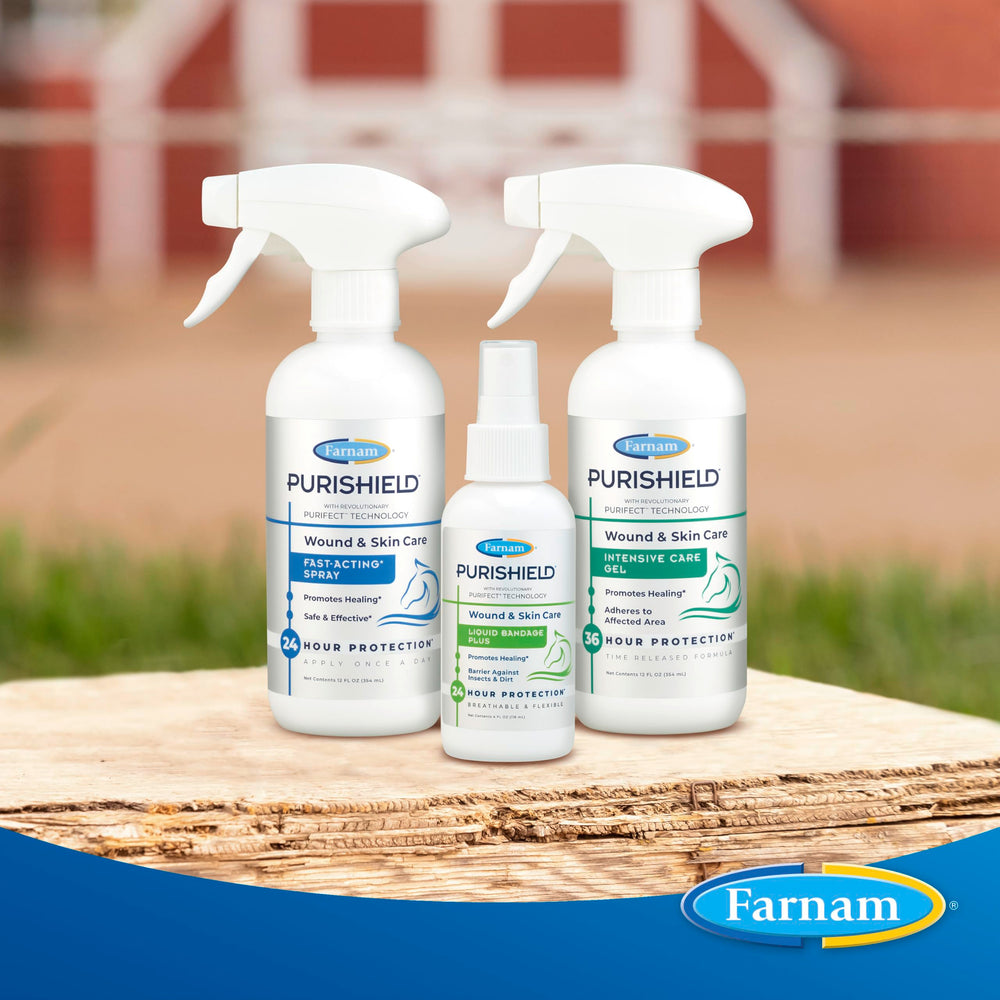 Purishield usado en perros y gatos para cortes sin irritación.