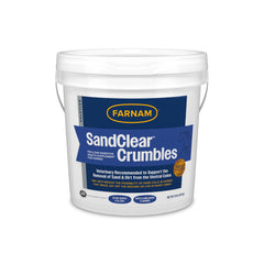 Envase Farnam SandClear Crumbles, fácil de identificar para uso diario.