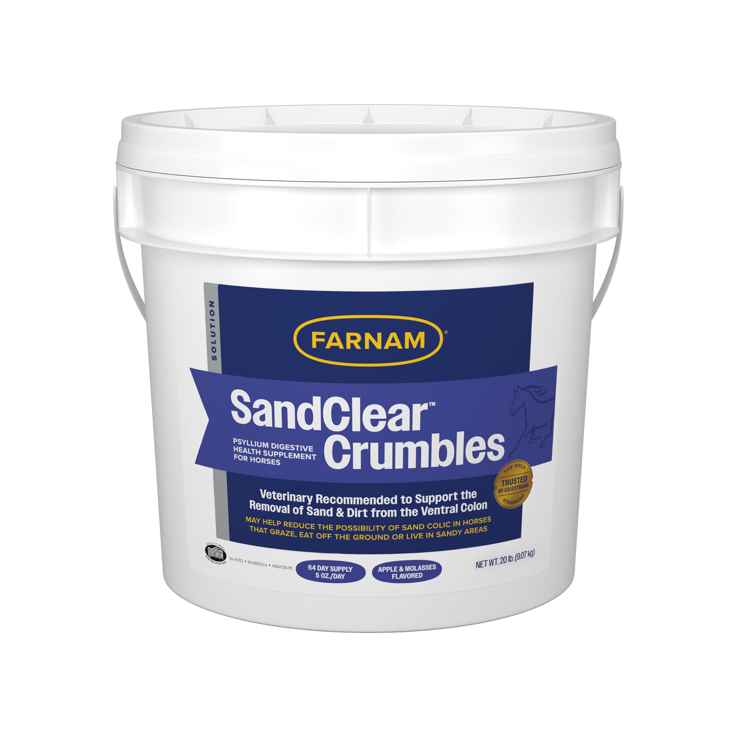 Farnam SandClear Crumbles en frasco para una suplementación diaria eficaz
