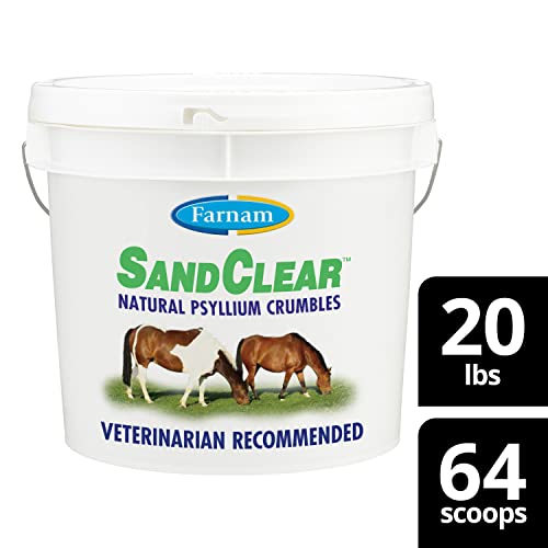 Instrucciones de dosificación para Farnam SandClear Crumbles