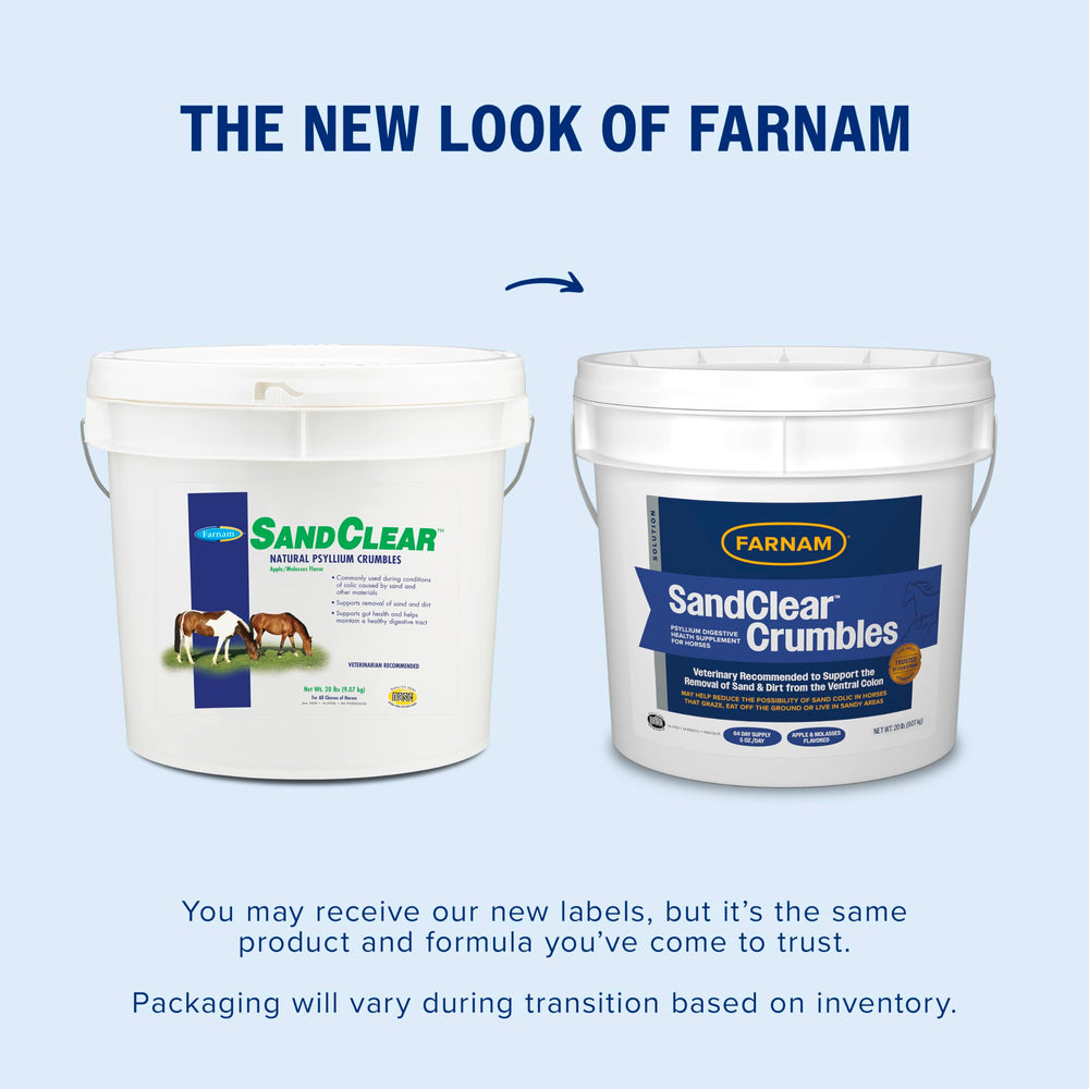 Sabor manzana de Farnam SandClear Crumbles facilita la ingesta diaria