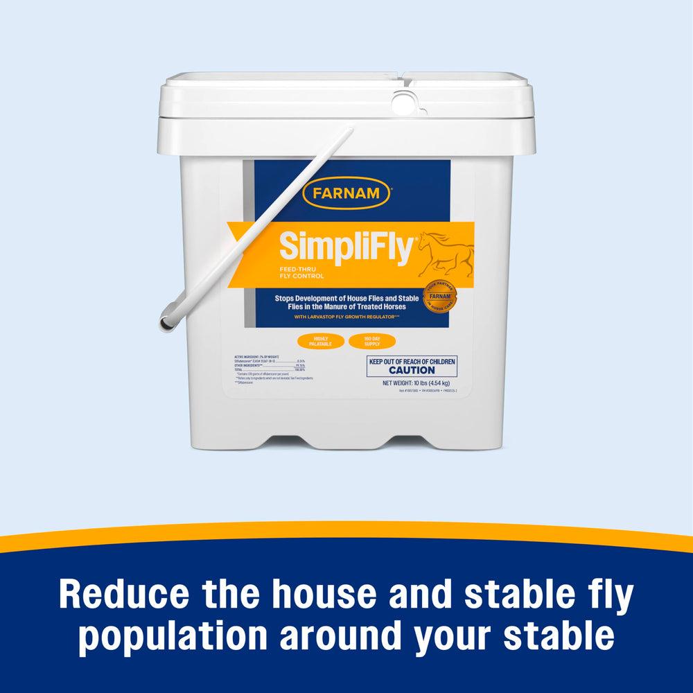 Envase de 3.75 lb de Farnam SimpliFly para uso diario