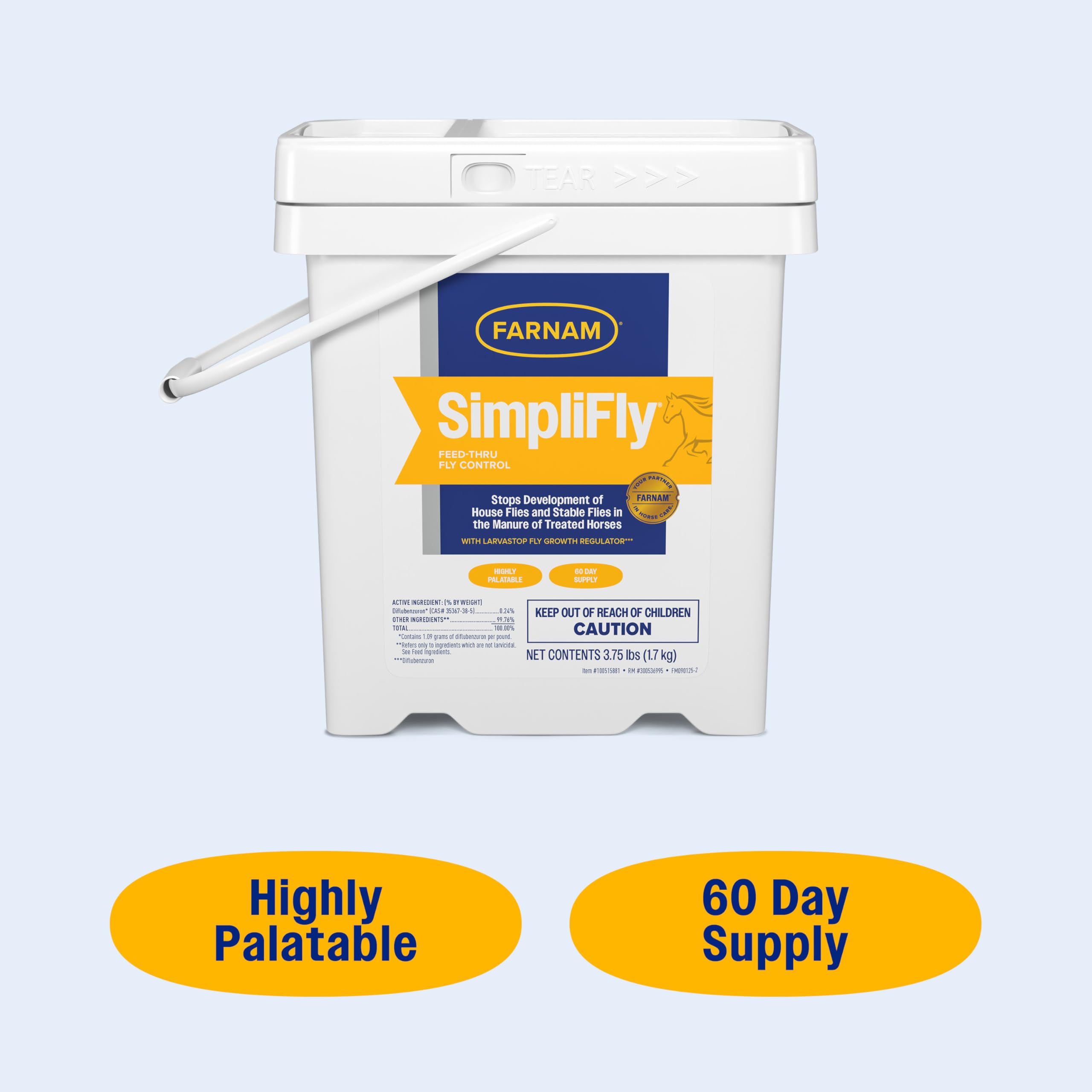 Farnam SimpliFly: larvicida específico para evitar larvas en estiércol.