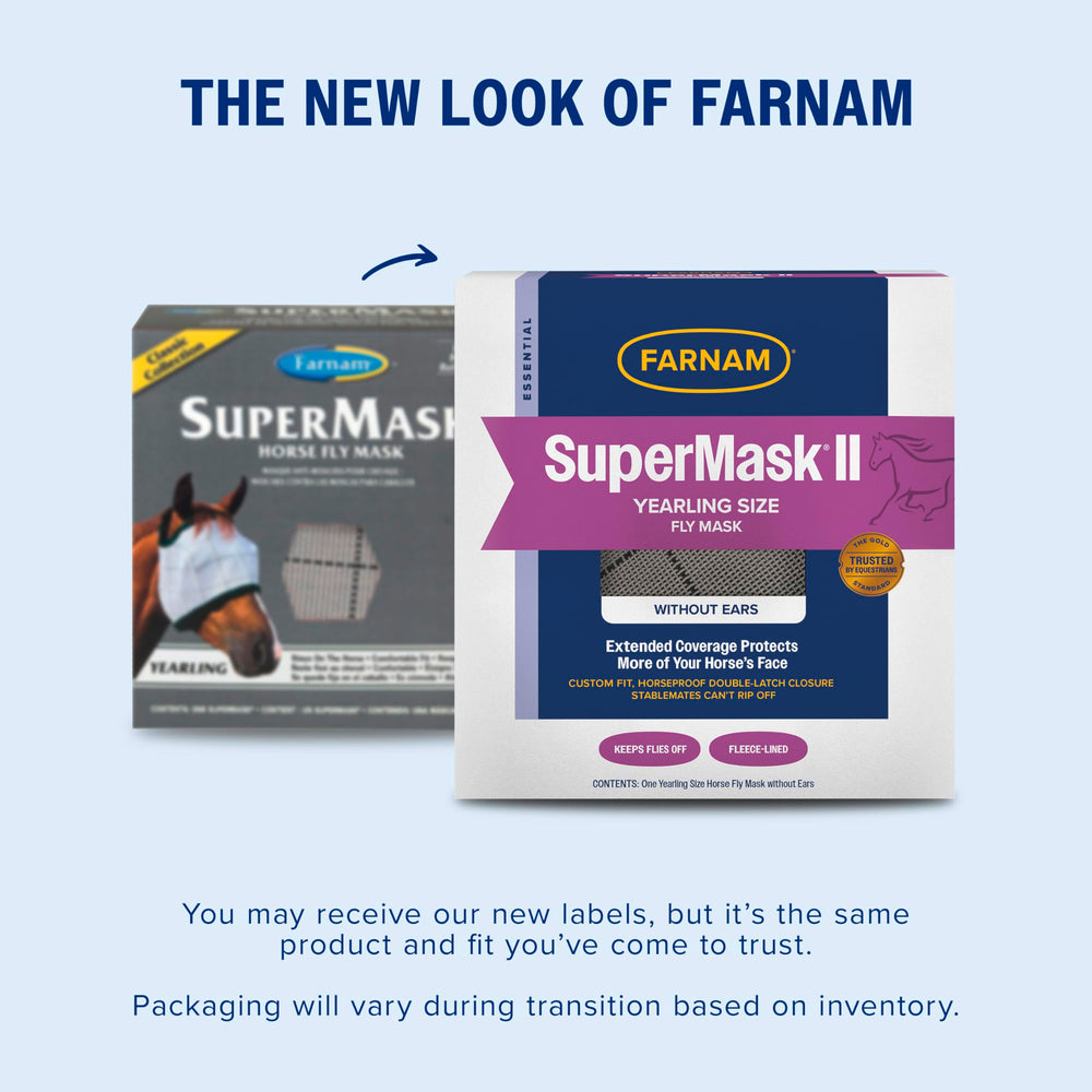 Farnam SuperMask II, cierre doble bajo la mandíbula: ajuste seguro para evitar que se la quiten.