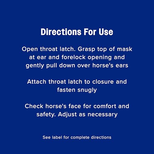 Protección contra polvo y suciedad Farnam SuperMask II para la cara.