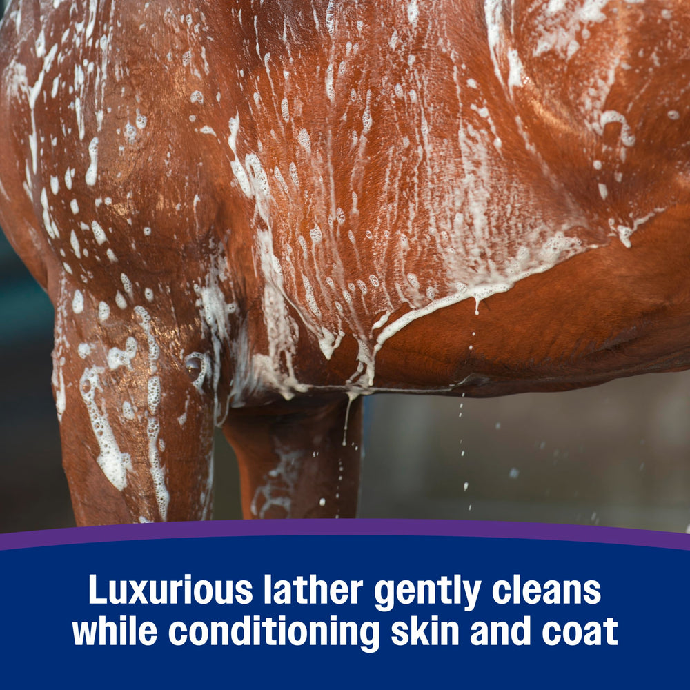 Vitamina E en Farnam Vetrolin Body Wash cuida la piel.