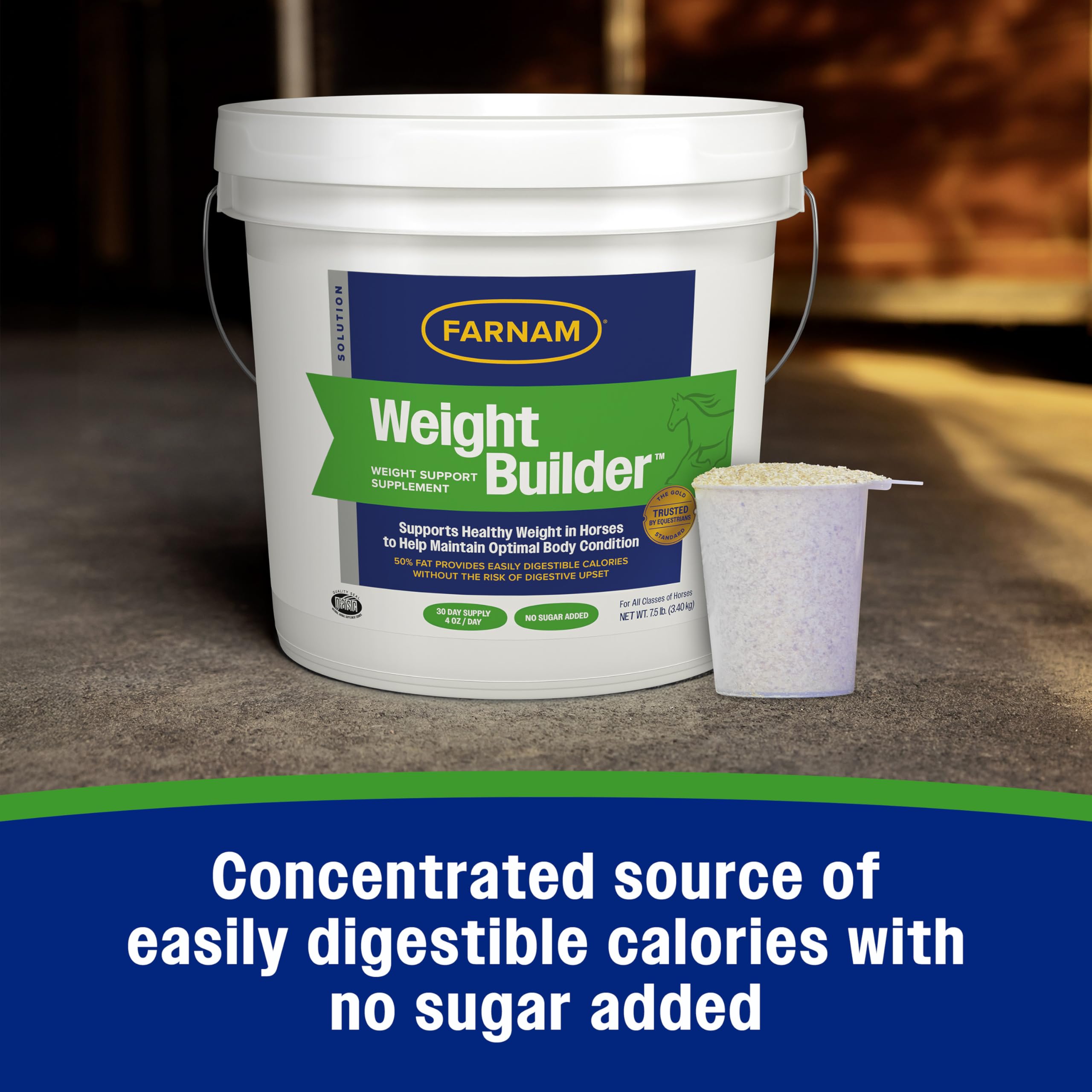Farnam Weight Builder: mezcla fácil con la ración diaria.
