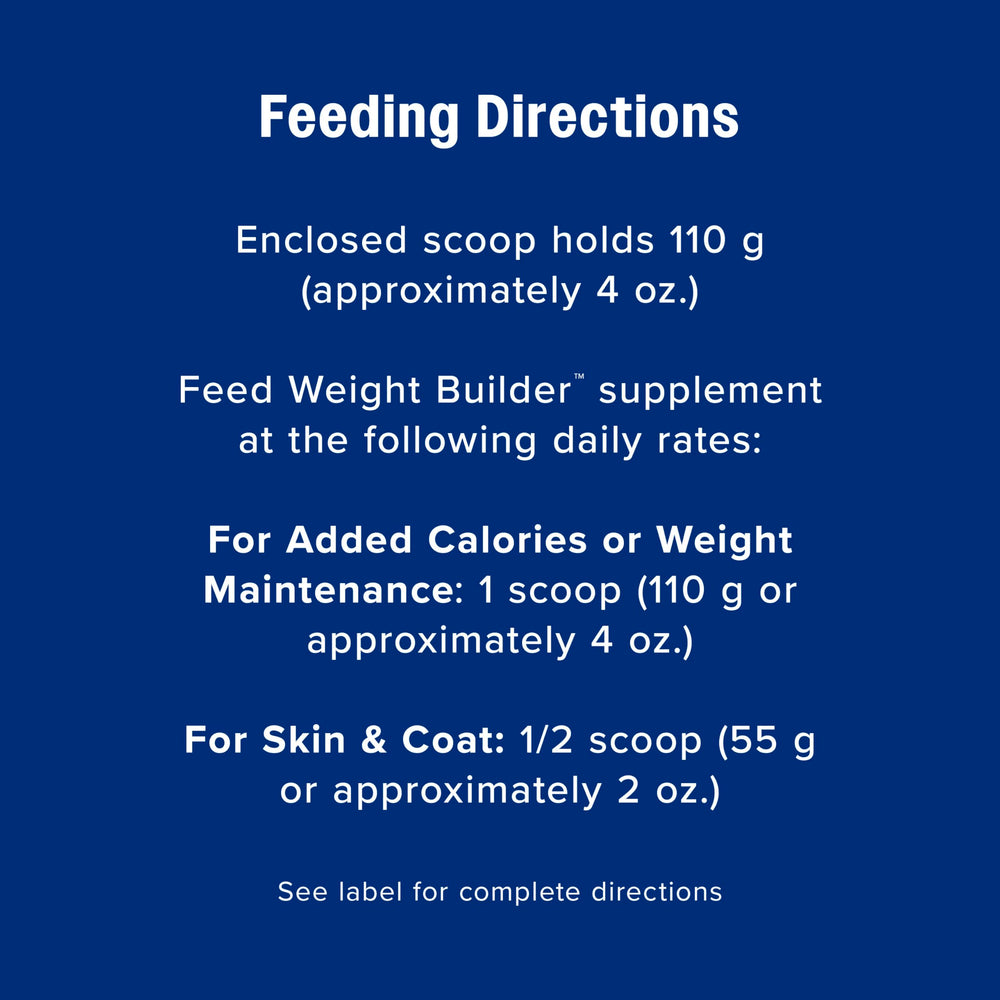 Farnam Weight Builder: sin azúcares añadidos para una digestión suave.