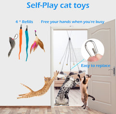 Fashion's Talk: juguete de vara para gatos que fomenta movimiento y ejercicio.