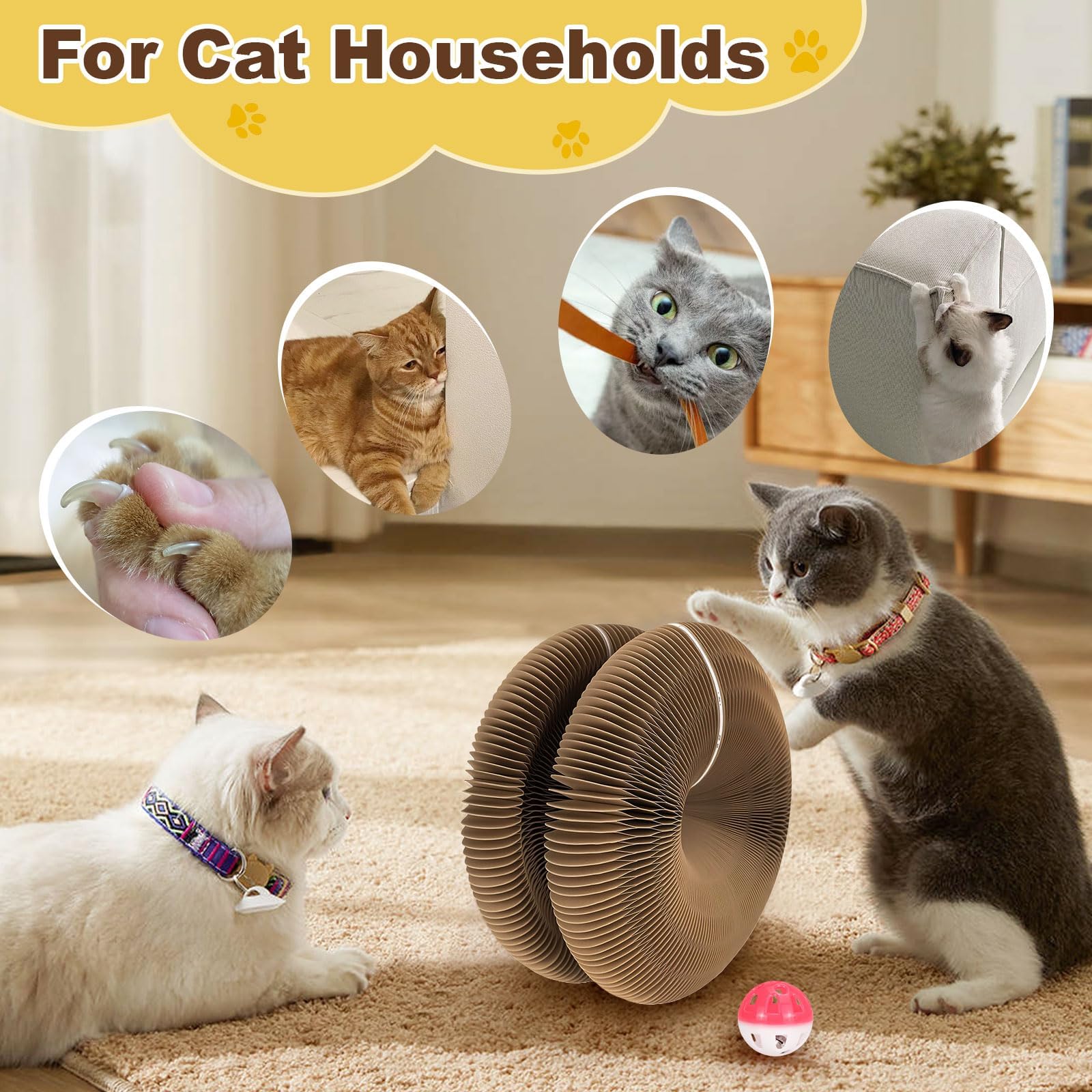 FATIRO: diseño conectable para varios gatos, ofrece más espacio y desafíos.
