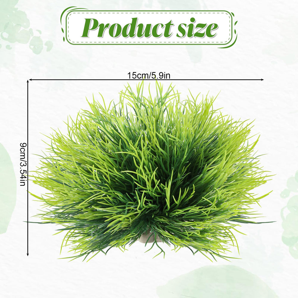 Planta para acuario FdcLixuvol verde: base estable para evitar flotación.