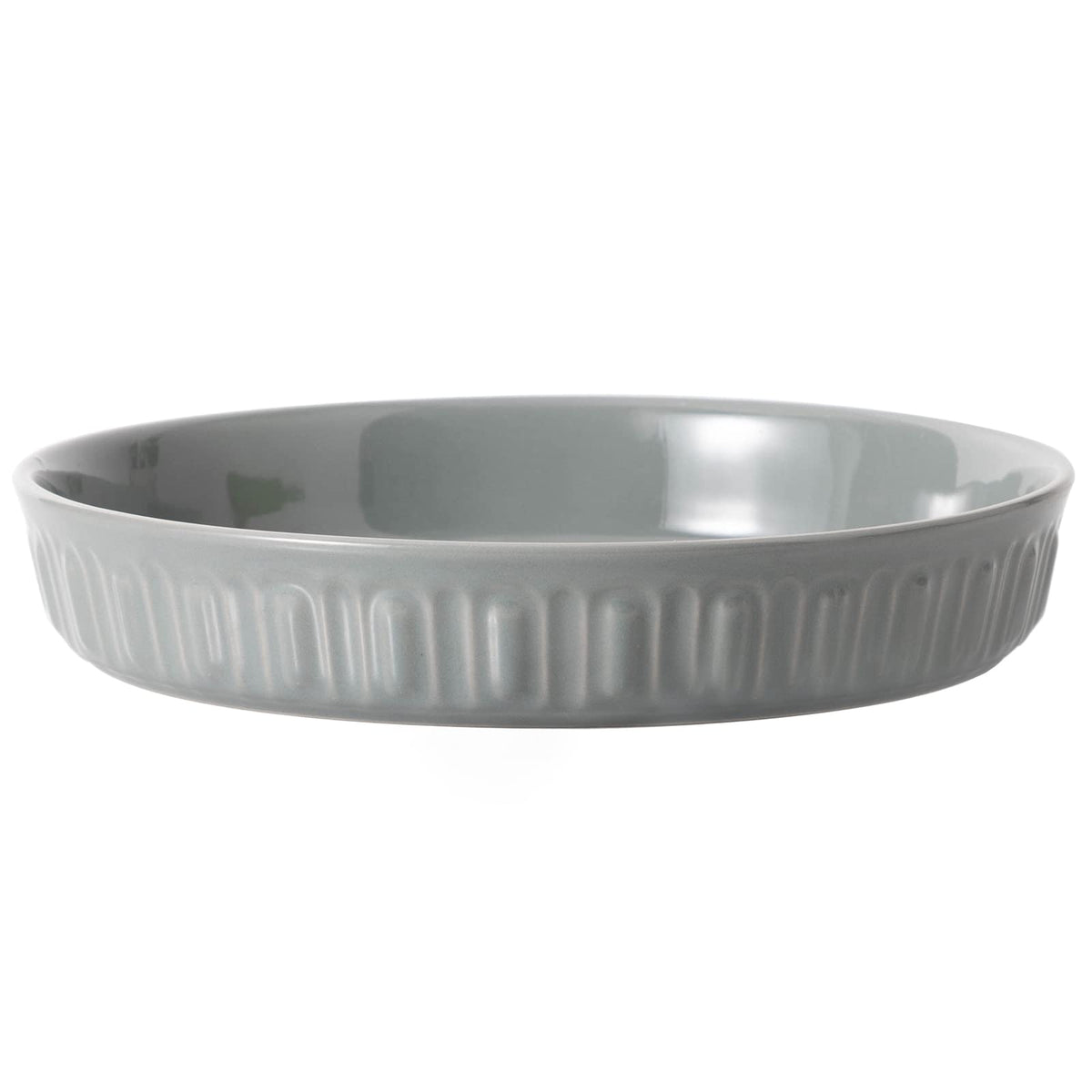 Tazón cerámico FE Fun Elements gris 10.5 pulgadas, estable para perros.